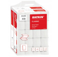 Ręcznik pap. skład. biały (20X200sk.)  Classic  ZZ 2-w biały KATRIN 35298 worek